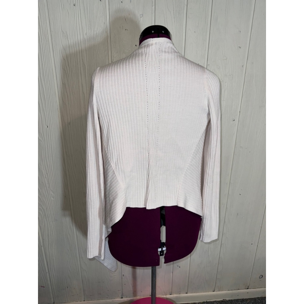 Athleta Asymmetrical Cardigan Sweater Size S White - Picture 3 of 9